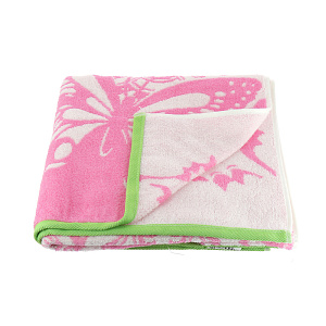 Полотенце махровое Macaone rosa Сleanelly, пестротканое, 70х130 см, пл.400 000000000001126116