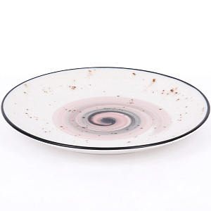 Набор столовой посуды 19 предметов TULU PORSELEN Galaxy milky/bordeaux фарфор 000000000001212285