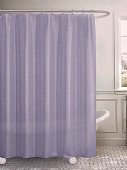 Шторка для ванной 200x180см DE'NASTIA с рельефным рисунком лаванда ПЕВА 000000000001201066