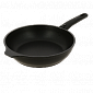 Сковорода 24х6см KUKMARA съемная ручка антипригарное покрытие черный литой алюминий