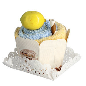 Полотенце Пирожное Софти, 20х20 см, хлопок 000000000001151793