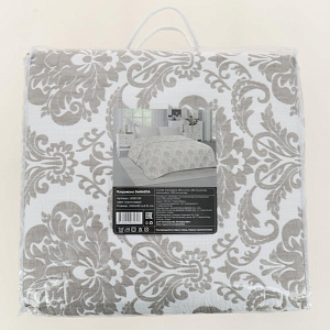 Покрывало 260х240см DE'NASTIA Византия 3слоя коричневое жаккард 55%хлопок 45%полиэстер 000000000001206843