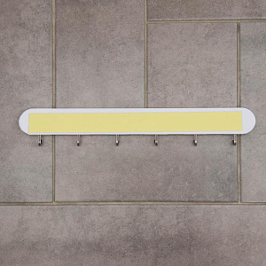 Планка на 6 крючков 38х6см Мегаполис пластик 000000000001211456