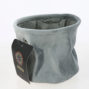 Органайзер для хранения 16x13см DE'NASTIA серый велюр полиэстер 000000000001210423