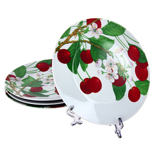 Набор столовый ESTETICA Вишня, фарфор, 20 предметов, M34007 000000000001094382