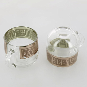 Набор кружек 2шт 300мл ПРОМСИЗ Люкс стекло 000000000001207848