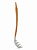 Ложка для спагетти 31x7,5x1,6см DE'NASTIA деревянная ручка серый силикон 000000000001213956