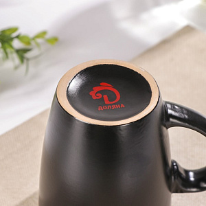 Кружка 380мл ДОЛЯНА Глянец синий керамика 000000000001211112