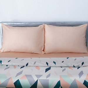 Постельное бельё Этель Дуэт Калейдоскоп, размер 143х217 см - 2 шт., 220х240 см, 50х70 см - 2 шт 000000000001178910