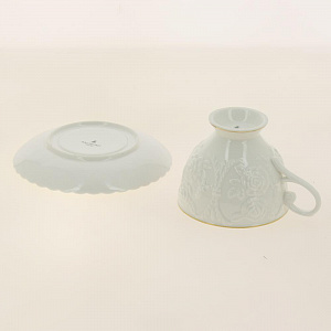 Чайная пара (чашка 220мл) BALSFORD Грация Насса подарочная упаковка с бантом фарфор 000000000001193998