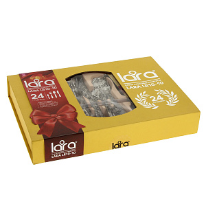 Набор столовых приборов Lara, нержавеющая сталь, 24 предмета 000000000001163475