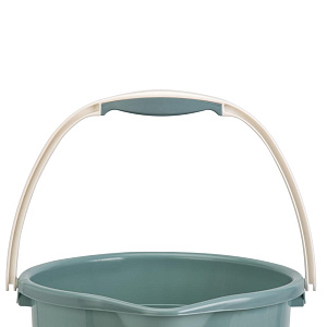 Ведро 10л без крышки со сливным носиком в ассортименте полиэтилен 000000000001226279