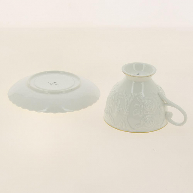 Чайная пара (чашка 220мл) BALSFORD Грация Насса подарочная упаковка с бантом фарфор 000000000001193998