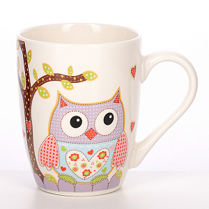 Кружка 350мл Совы M020167/R030020 фарфор 000000000001168121