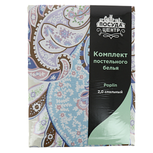 Комплект постельного белья 2-спальный ПОСУДА ЦЕНТР, состав: 100% хлопок,поплин 837/PC05297 000000000001195111