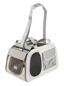 Переноска-сумка для животных 46х32х25см серая 000000000001227866
