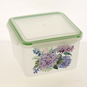 Контейнер для холодильника и СВЧ с декором 1,6л SUPER LOCK 4311400 000000000001184576