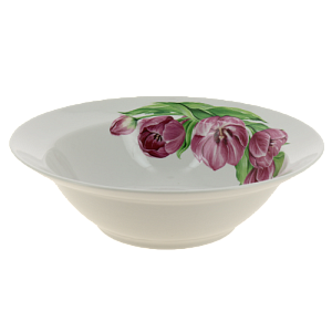 Салатник фарфор 500 мл Розовые тюльпаны,093012 000000000001193511