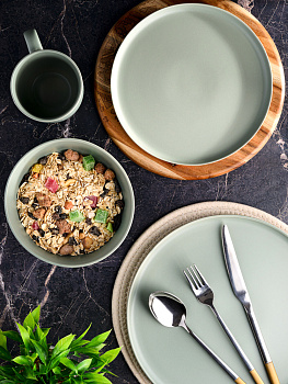 Тарелка обеденная 27см ND PLAY Лаурель фарфор 000000000001210973