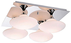 Люстра LuceSolara 8001/4PL E14*40W CHROME/WHITE 000000000001149677