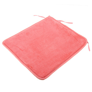 Подушка на стул 40х35х38см DE'NASTIA memory розовая полиэстер 000000000001166260