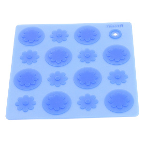 Прихватка-подставка REGENT Цветы, силикон, 17*17 см. 93-SI-CU-04.2 000000000001013263