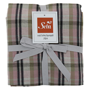 Скатерть 140х160см SETA SQUARE лён 037100002 000000000001205318