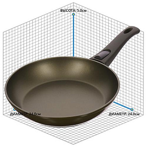 Сковорода 24х5см ESPRADO Oliva индукция антипригарное покрытие алюминий 000000000001148339