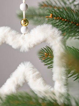 Украшение декоративное Крылья 13х10х0,5см подвесное в ассортименте полиэстер 000000000001208287