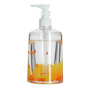 Дозатор для жидкого мыла Оранжевые Лепестки Аквалиния 000000000001126213