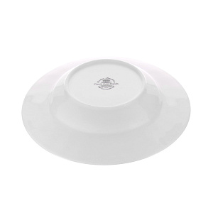 Глубокая тарелка Платиновый вензель Porcelaine Czech Gold Hand s.r.o., 21.5 см 000000000001136187