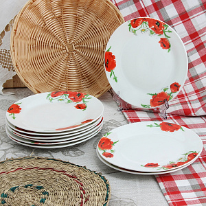 МАКОВЫЙ ЦВЕТ Тарелка десерт 18см M39007 000000000001114471