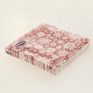 Салфетки бумажные 33 Plushe Метель, трёхслойные 18 листов 19227 000000000001202572