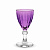 Рюмка для водки 50мл фиолетовый стекло 000000000001218730