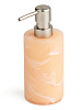 Диспенсер для жидкого мыла DE'NASTIA мрамор розовый полирезина
