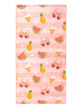 Полотенце пляжное 70х140см Фрукты микрофибра полиэстер 000000000001227517