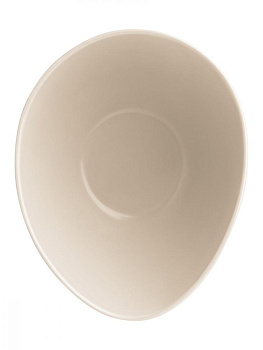 Салатник 23,5x18,5x12,5см/1,5л DE'NASTIA Оливки-однотон молочный фарфор 000000000001217758