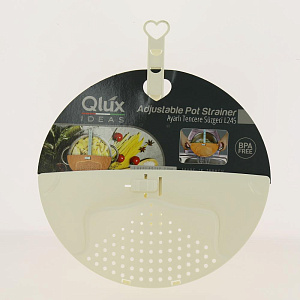 Крышка-дуршлаг d26см FACKELMANN универсальная с ручкой пластик 000000000001188025