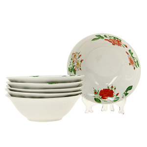 Столовый набор Цветы Estetica, 18 предметов 000000000001170359