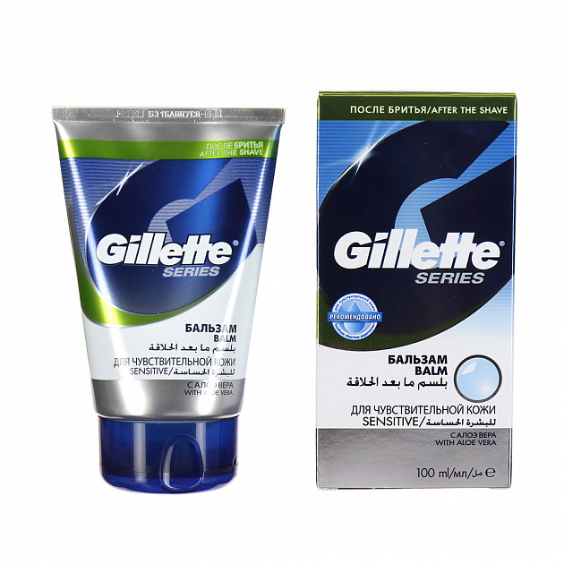 Бальзам после бритья для чувствительной кожи Gillette Series Алоэ P&G, 100мл 000000000001028825