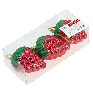 Набор декоративных украшений ВиноградПосуда Центр, 7 см, 3 шт. 000000000001161819