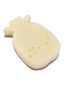 Губка для мытья посуды трёхслойная АНАНАС 12х8х3см натуральный_ST 000000000001228716