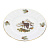 Десертная тарелка Охота Porcelaine Czech Gold Hand s.r.o., 19 см 000000000001136128