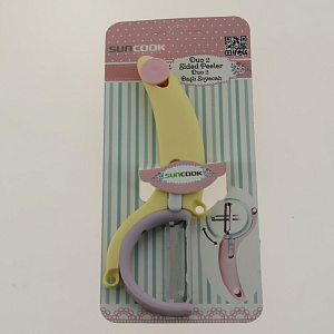 Овощечистка SUN PLASTIK вертикальная и горизонтальная пластик 000000000001189259