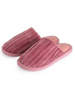 Тапочки домашние 36-37 женские плюшевые розовый полиэстер/ТПР 000000000001228821