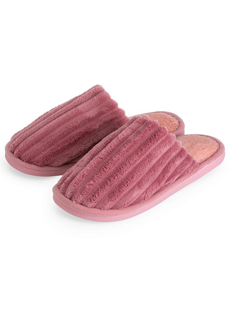 Тапочки домашние 36-37 женские плюшевые розовый полиэстер/ТПР 000000000001228821