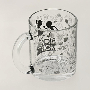 Кружка чайная 320мл ND Play Рик и Морти подарочная упаковка стекло 290369 000000000001203188