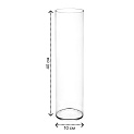 Ваза цилиндр 40х10см FORA стекло 000000000001224302