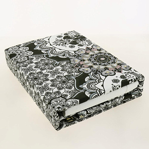 Комплект постельного белья евро LUCKY Восточные пряности 2наволочки50х70см 1пододеяльник215х220см 1простыня220х240см серый поплин 100%хлопок 000000000001206542