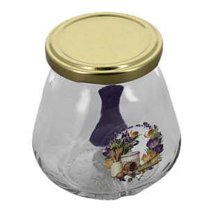 Банка для хранения 260 мл с металлической крышкой, стекло, артикул 626-138 000000000001202865